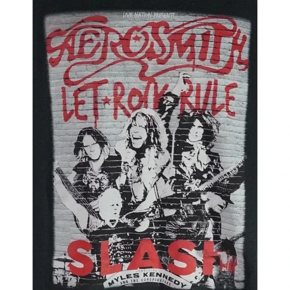 Aerosmith Let Rock Rule Tour 2014 T Shirt Size XL - Picture 2 of 8